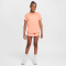 NIKE One Dri-FIT kurzarm Trainingsshirt Mädchen 844 - apricot agate/white S (128-137 cm)