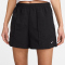NIKE Sportswear Everything Wovens Mid-Waist 5" Shorts Damen 010 - black/white S