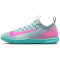 NIKE Jr. Mercurial Vapor 16 Academy IC Fußballschuhe Kinder 301 - ocean cube/pink blast 32