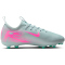 NIKE Jr. Mercurial Vapor 16 Academy FG/MG Fußballschuhe Kinder 301 - ocean cube/pink blast 32