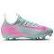 NIKE Jr. Mercurial Vapor 16 Academy FG/MG Fußballschuhe Kinder 301 - ocean cube/pink blast 32
