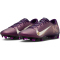 NIKE Mercurial Vapor 16 Academy Kylian Mbappé FG/MG Fußballschuhe Herren 500 - grand purple/pale ivory 36