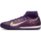 NIKE Mercurial Superfly 10 Academy Kylian Mbappé TF Multinocken-Fußballschuhe Herren 500 - grand purple/pale ivory 36