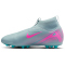 NIKE Jr. Mercurial Superfly 10 Academy AG Fußballschuhe Kinder 301 - ocean cube/pink blast 33