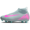 NIKE Jr. Mercurial Superfly 10 Academy FG/MG Fußballschuhe Kinder 301 - ocean cube/pink blast 32