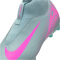 NIKE Jr. Mercurial Superfly 10 Academy FG/MG Fußballschuhe Kinder 301 - ocean cube/pink blast 32