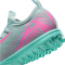 NIKE Jr. Mercurial Vapor 16 Academy TF Multinocken-Fußballschuhe Kinder 301 - ocean cube/pink blast 32
