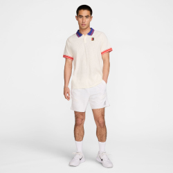 NIKE Court Heritage Tennis Poloshirt Herren 110 - pale...