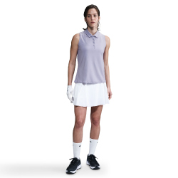 NIKE Victory Dri-FIT ärmelloses Poloshirt Damen 533 - lilac ice/white M
