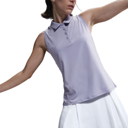 NIKE Victory Dri-FIT ärmelloses Poloshirt Damen 533 - lilac ice/white L