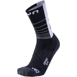 UYN Cycling Support Fahrradsocken Herren black/white 39-41