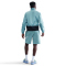 NIKE Club Basketball Shorts Herren 464 - denim turq/denim turq/white XXL