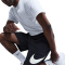 NIKE Club Basketball Shorts Herren 451 - obsidian/obsidian/white L