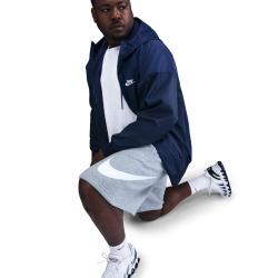 NIKE Club Basketball Shorts Herren 063 - dk grey heather/lt smoke grey/white S