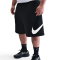 NIKE Club Basketball Shorts Herren 010 - black/black/white L