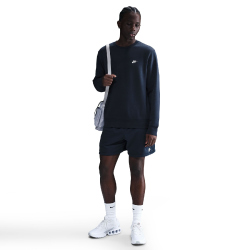 NIKE Club Crew Fleece-Sweatshirt Herren 451 - obsidian/white M