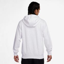 NIKE Club French Terry Kapuzenjacke Herren 051 - birch heather/white/white S