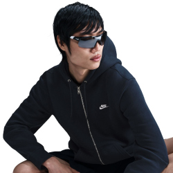 NIKE Club Fleece-Kapuzenjacke Herren 451 - obsidian/obsidian/white S