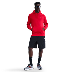 NIKE Club Fleece-Hoodie Herren 657 - university red/university red/white S