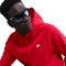 NIKE Club Fleece-Hoodie Herren 657 - university red/university red/white S
