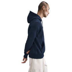 NIKE Club Fleece-Hoodie Herren 451 - obsidian/obsidian/white S
