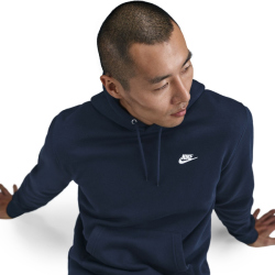 NIKE Club Fleece-Hoodie Herren 451 - obsidian/obsidian/white S