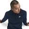 NIKE Club Fleece-Hoodie Herren 451 - obsidian/obsidian/white S