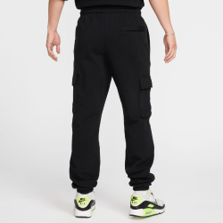 NIKE Club Fleece Cargohose Herren 010 - black/black/white S