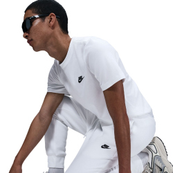 NIKE Club Fleece Jogginghose Herren 100 - white/white/black L