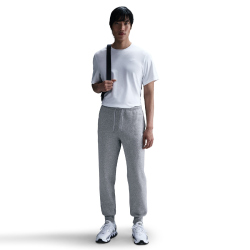 NIKE Club Fleece Jogginghose Herren 063 - dk grey heather/lt smoke grey/white S