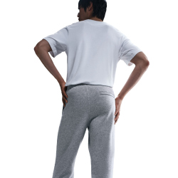 NIKE Club Fleece Jogginghose Herren 063 - dk grey heather/lt smoke grey/white M