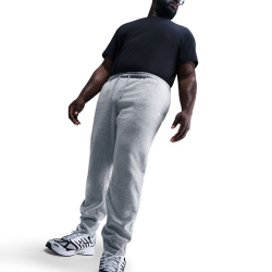 NIKE Club Fleece Jogginghose Herren 063 - dk grey heather/lt smoke grey/white M