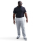 NIKE Club Fleece Jogginghose Herren 063 - dk grey heather/lt smoke grey/white M