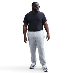 NIKE Club Fleece Jogginghose Herren 063 - dk grey heather/lt smoke grey/white L