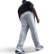 NIKE Club Fleece Jogginghose Herren 063 - dk grey heather/lt smoke grey/white L