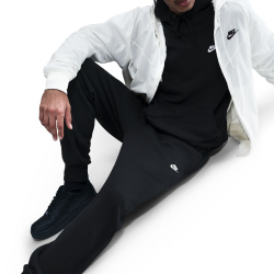 NIKE Club Fleece Jogginghose Herren 010 - black/black/white L