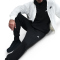 NIKE Club Fleece Jogginghose Herren 010 - black/black/white L