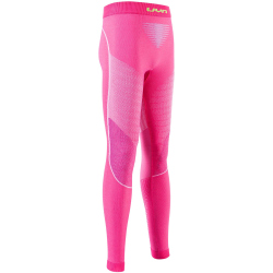 UYN Visyon lange Ski-Funktionsunterhose Kinder magenta/peacock/lime 12/13 (144-158 cm)