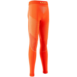 UYN Visyon lange Ski-Funktionsunterhose Kinder tomato/atlantic/lime 6/7 (118-125 cm)