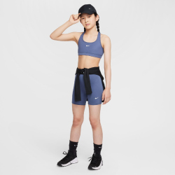 NIKE Swoosh Dri-FIT Sport-BH Mädchen 491 - diffused blue/white M (137-146 cm)