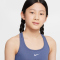 NIKE Swoosh Dri-FIT Sport-BH Mädchen 491 - diffused blue/white M (137-146 cm)