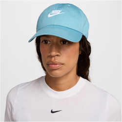 NIKE Club Futura Wash Cap 464 - denim turq/white S/M
