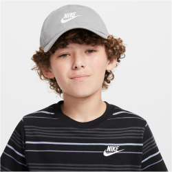 NIKE Club Futura Wash Cap Kinder 073 - particle grey/white
