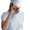NIKE Sportswear Club Essentials T-Shirt Damen 423 - blue tint L