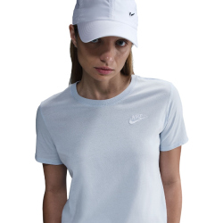 NIKE Sportswear Club Essentials T-Shirt Damen 423 - blue tint XL
