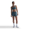 NIKE One Dri-FIT Mid-Rise 3" 2in1 Shorts Damen 006 - smokey blue/reflective silv L
