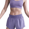 NIKE One Dri-FIT Mid-Rise 3" Fitnessshorts Damen 527 - dusty amethyst/reflective silv XL