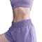 NIKE One Dri-FIT Mid-Rise 3" Fitnessshorts Damen 527 - dusty amethyst/reflective silv XL