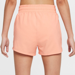 NIKE One Dri-FIT High-Waist Woven Trainingsshorts Mädchen 844 - apricot agate/white L (146-156 cm)