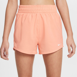 NIKE One Dri-FIT High-Waist Woven Trainingsshorts Mädchen 844 - apricot agate/white L (146-156 cm)
